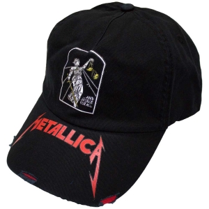 Metallica - And Justice For All Tombstone Bl Baseball Cap in the group MERCHANDISE / Cap / Heavy Metal at Bengans Skivbutik AB (5583709)