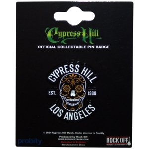 Cypress Hill - Los Angeles 1988 Pin Badge in the group MERCHANDISE / Pin-Button Badge / Hip Hop-Rap at Bengans Skivbutik AB (5583897)