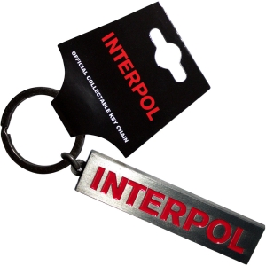 Interpol - Text Logo Keychain in the group MERCHANDISE / Keyring / Pop-Rock at Bengans Skivbutik AB (5583907)
