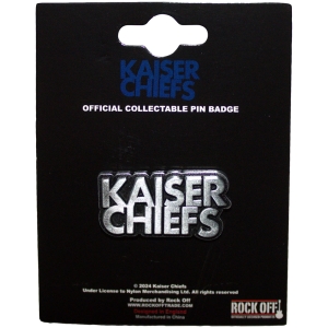 Kaiser Chiefs - Skewed Logo Pin Badge in the group MERCHANDISE / Pin-Button Badge / Pop-Rock at Bengans Skivbutik AB (5583912)