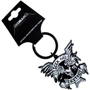 Metallica - Seek & Destroy Keychain in the group MERCHANDISE / Keyring / Heavy Metal at Bengans Skivbutik AB (5583916)