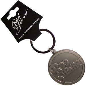 Rod Stewart - Stacked Logo Emblem Keychain in the group MERCHANDISE / Keyring / Pop-Rock at Bengans Skivbutik AB (5583943)