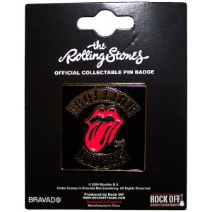 Rolling Stones - Tour 78 Gold Pin Badge in the group MERCHANDISE / Pin-Button Badge / Pop-Rock at Bengans Skivbutik AB (5583952)