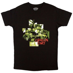 Green Day - Photo Montage Uni Bl T-Shirt in the group MERCHANDISE / T-shirt / Punk at Bengans Skivbutik AB (5583974r)