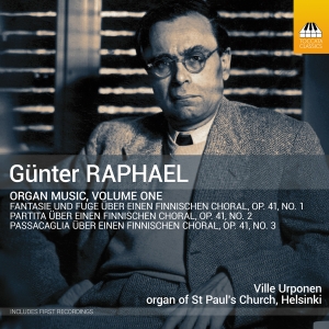 Günter Raphael - Organ Music, Vol. 1 in the group CD / New releases at Bengans Skivbutik AB (5584285)