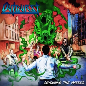 Outburst - Devouring The Masses (Vinyl Lp) in the group VINYL / Hårdrock at Bengans Skivbutik AB (5584984)