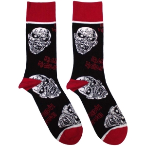 Iron Maiden - Eddie Skulls Uni Bl Socks (Size 40-44) in the group MERCHANDISE /  /  at Bengans Skivbutik AB (5586287)
