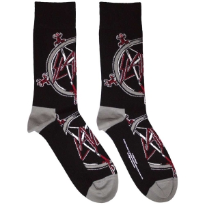 Slayer - Pentagram Uni Bl Socks in the group MERCHANDISE /  /  at Bengans Skivbutik AB (5586307)