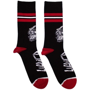 Slayer - Skull Helmet Uni Bl Socks (Size 40-44) in the group MERCHANDISE /  /  at Bengans Skivbutik AB (5586313)