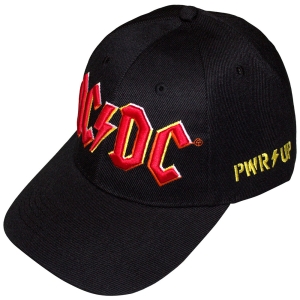 Ac/Dc - Pwr Up & Logo Bl Baseball Cap in the group MERCHANDISE / Cap / Heavy Metal at Bengans Skivbutik AB (5586316)