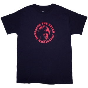Brian Jonestown Massacre - Logo Uni Navy T-Shirt in the group MERCHANDISE / T-shirt / Pop-Rock at Bengans Skivbutik AB (5586393r)