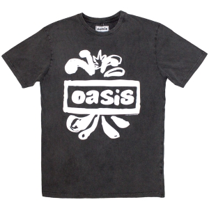 Oasis - Logo Splat Stone Wash Uni Char T-Shirt  (2XL) in the group MERCHANDISE / T-shirt / Pop-Rock at Bengans Skivbutik AB (5586507)