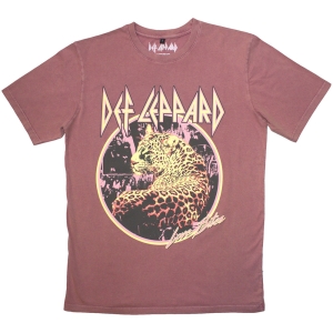 Def Leppard - Love Bites Stone Wash Uni Kashmir Red T-Shirt in the group MERCHANDISE / T-shirt / Heavy Metal at Bengans Skivbutik AB (5586752r)