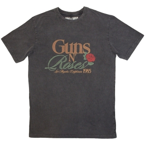 Guns N Roses - California 1985 Stone Wash Uni Char T-Shirt in the group MERCHANDISE / T-shirt / Heavy Metal at Bengans Skivbutik AB (5586766r)