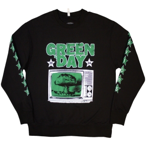 Green Day - Tv Explosion Uni Bl Sweatshirt in the group MERCHANDISE / Sweatshirt / Punk at Bengans Skivbutik AB (5587273r)