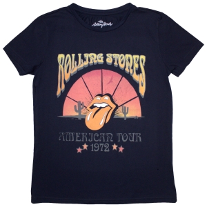 Rolling Stones - Desert 72 Lady Navy T-Shirt in the group MERCHANDISE / T-shirt / Pop-Rock at Bengans Skivbutik AB (5587300r)