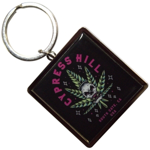 Cypress Hill - Leaf Skull Keychain in the group MERCHANDISE / Keyring / Hip Hop-Rap at Bengans Skivbutik AB (5589220)