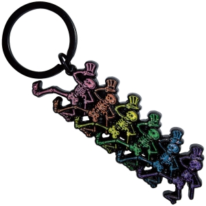 Grateful Dead - Dancing Skeletons Keychain in the group MERCHANDISE / Keyring / Pop-Rock at Bengans Skivbutik AB (5589243)