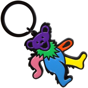 Grateful Dead - Blue Body Dancing Bear Keychain in the group MERCHANDISE / Keyring / Pop-Rock at Bengans Skivbutik AB (5589245)
