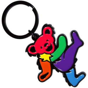 Grateful Dead - Purple Body Dancing Bear Keychain in the group MERCHANDISE / Keyring / Pop-Rock at Bengans Skivbutik AB (5589249)