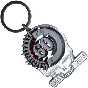 Grateful Dead - 60Th Anniversary Skull Keychain in the group MERCHANDISE / Keyring / Pop-Rock at Bengans Skivbutik AB (5589251)