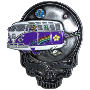 Grateful Dead - Space Your Face Bus Pin Badge in the group MERCHANDISE / Pin-Button Badge / Pop-Rock at Bengans Skivbutik AB (5589254)