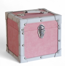 Vinyl Storage - 7 Inch 50 Record Storage Carry Case - Pink Fabric in the group OTHER / Vinyltillbehör at Bengans Skivbutik AB (5589559)