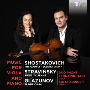 Duo Phone - Russian Music For Viola & Piano in the group CD / New releases at Bengans Skivbutik AB (5589850)