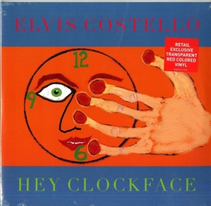 Elvis Costello - Hey Clockface (Transparent Red Vinyl) in the group OTHER / -Start FVS at Bengans Skivbutik AB (5590414)