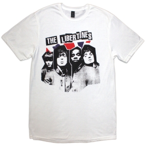 The Libertines - Libertines Rip Flag Xerox Uni Wht T-Shirt in the group MERCHANDISE / T-shirt / Pop-Rock at Bengans Skivbutik AB (5592329r)