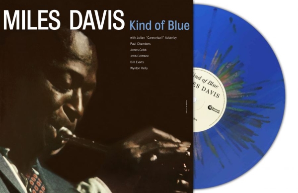 Davis Miles - Kind Of Blue (Blue Splatter Vinyl L in the group VINYL / Bestsellers at Bengans Skivbutik AB (5592421)