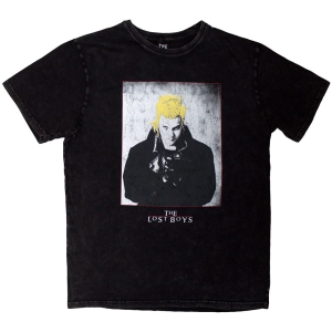 Lost Boys Movie - David Poster Stone Wash Uni Bl T-Shirt in the group MERCHANDISE / T-shirt / Soundtrack at Bengans Skivbutik AB (5593179r)