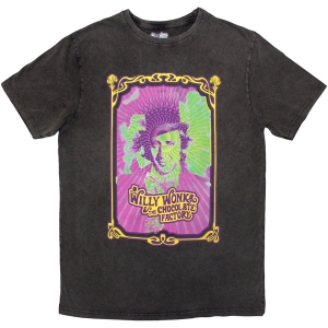 Willy Wonka Movie - Psych Poster Stone Wash Uni Char T-Shirt in the group MERCHANDISE / T-shirt / Soundtrack at Bengans Skivbutik AB (5593203r)
