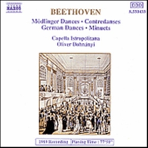 Beethoven Ludwig Van - Dances in the group CD / Klassiskt at Bengans Skivbutik AB (5593563)