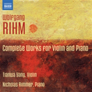 Rihm - Works For Violin And Piano in the group Externt_Lager /  at Bengans Skivbutik AB (559598)