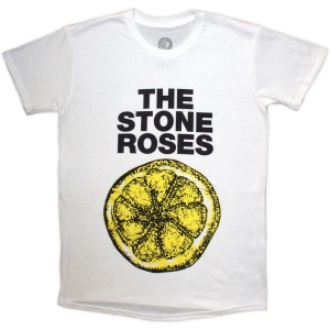 Stone Roses - Lemon 1989 Tour Uni Wht T-Shirt in the group MERCHANDISE / T-shirt / Pop-Rock at Bengans Skivbutik AB (5626794r)