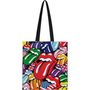 Rolling Stones  - Tongues Tote Bag in the group MERCHANDISE / Merch / Pop-Rock at Bengans Skivbutik AB (5627104)