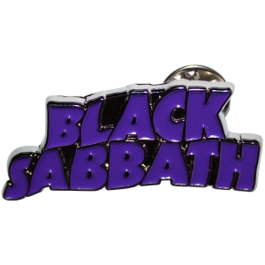 Black Sabbath - Purple Wavy Logo Pin Badge in the group MERCHANDISE / Pin-Button Badge / Heavy Metal at Bengans Skivbutik AB (5628575)