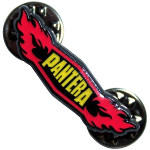 Pantera - Flames Pin Badge in the group MERCHANDISE / Pin-Button Badge / Heavy Metal at Bengans Skivbutik AB (5628590)