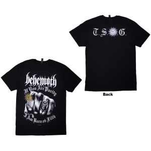 Behemoth - The Shit Ov God Purity Fist Uni Bl T-Shirt in the group MERCHANDISE / T-shirt / Heavy Metal at Bengans Skivbutik AB (5628721r)