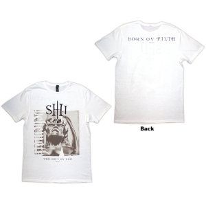 Behemoth - The Shit Ov God Sepia Parchment Uni Wht T-Shirt in the group MERCHANDISE / T-shirt / Heavy Metal at Bengans Skivbutik AB (5628723r)