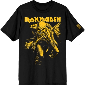 Iron Maiden - 50 Trooper Crop Yellow Uni Bl T-Shirt in the group MERCHANDISE / T-shirt / Heavy Metal at Bengans Skivbutik AB (5628737r)