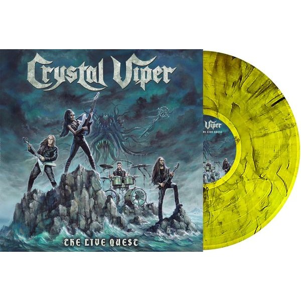 Crystal Viper - The Live Quest (Ltd. Marbled Yellow Vinyl LP) in the group VINYL / Hårdrock at Bengans Skivbutik AB (5628967)