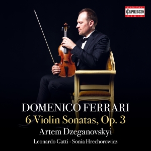Domenico Ferrari - 6 Sonatas, Op. 3 in the group OUR PICKS / Friday Releases / 2025-08-01 at Bengans Skivbutik AB (5629221)