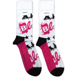 Blondie - Aka Uni Wht Socks (Eu 40-45) in the group MERCHANDISE /  /  at Bengans Skivbutik AB (5629354)