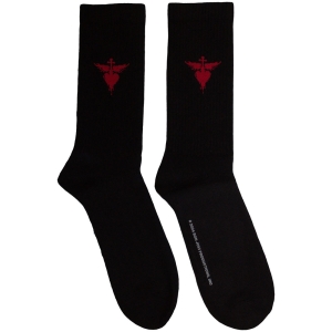 Bon Jovi - Dagger Heart Uni Bl Socks (Eu 40-45) in the group MERCHANDISE / Strumpor / Pop-Rock at Bengans Skivbutik AB (5629359)