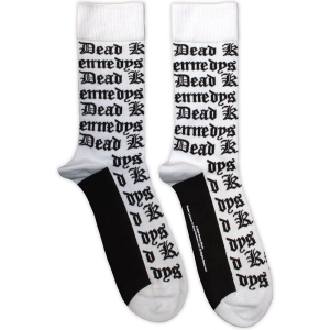 Dead Kennedys - Gothic Logo Pattern Uni Wht Socks (Eu 40-45) in the group MERCHANDISE /  /  at Bengans Skivbutik AB (5629365)