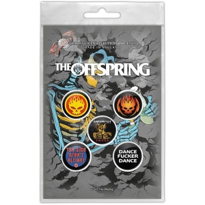 Offspring - Skeleton Molotov Button Badge Pack in the group MERCHANDISE / Pin-Button Badge / at Bengans Skivbutik AB (5629482)