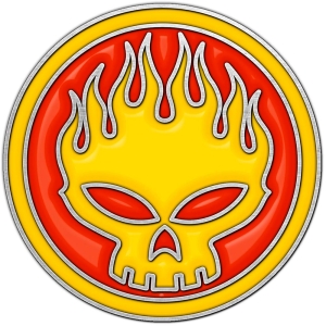 Offspring - Skull Logo Pin Badge in the group MERCHANDISE / Pin-Button Badge / at Bengans Skivbutik AB (5629484)