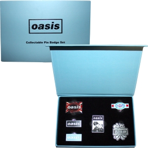 Oasis - Logos Pin Badge Set in the group MERCHANDISE / Pin-Button Badge / Pop-Rock at Bengans Skivbutik AB (5629498)